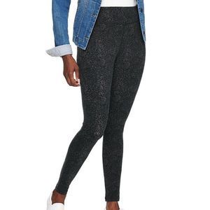 NWT Croft & Barrow Classic Pull-on Leggings Charcoal XL